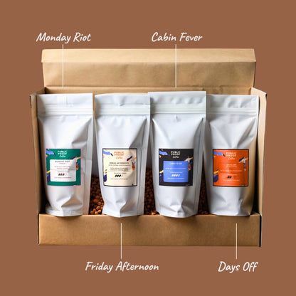 Public Proof Coffee Box | Monday Riot, Friday Afternoon, Cabin Fever, Days Off